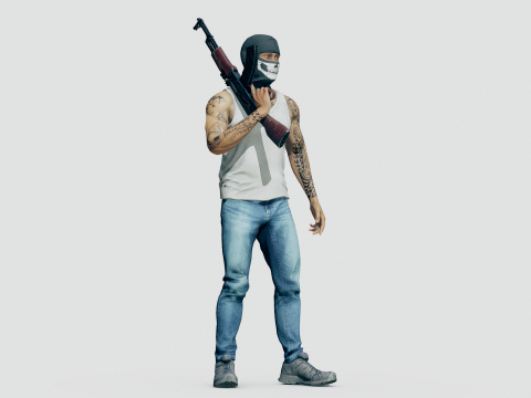 Cartel Sicario 3D-Modell