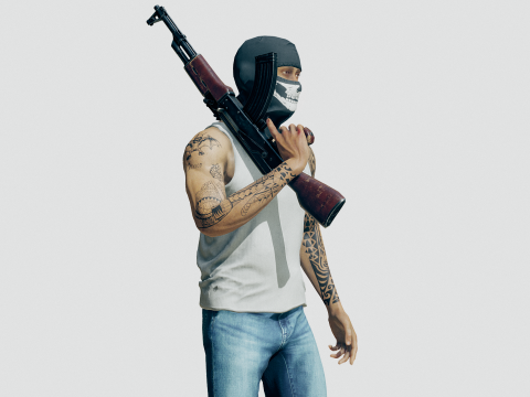 Cartel Sicario 3D-Modell