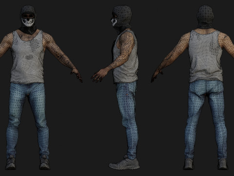 Cartel Sicario 3D-Modell
