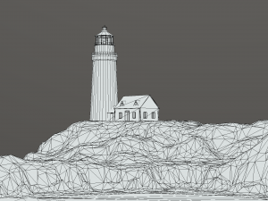 Lighthouse 3D-Modell