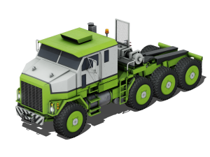 Semi Truck 3D मॉडल