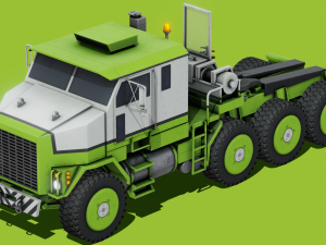 Semi Truck Modèle 3D