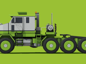 Semi Truck Modèle 3D