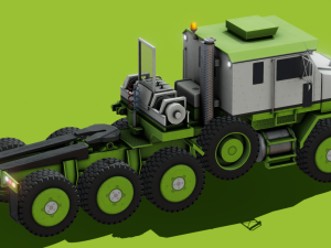 Semi Truck Modèle 3D