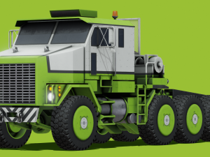 Semi Truck Modèle 3D