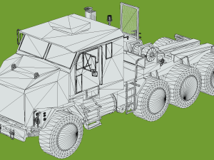 Semi Truck Modèle 3D