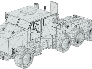 Semi Truck Modèle 3D