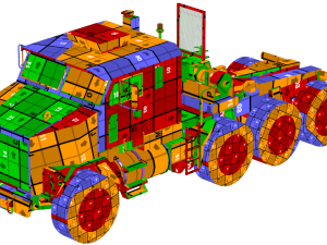 Semi Truck Modèle 3D