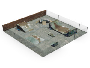 Skatepark 3D Model