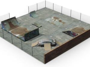Skatepark 3D मॉडल