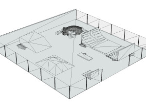 Skatepark 3D मॉडल