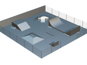 Skatepark 3D मॉडल