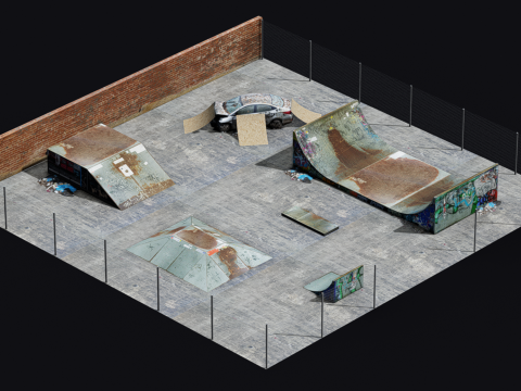 Skatepark Model 3D
