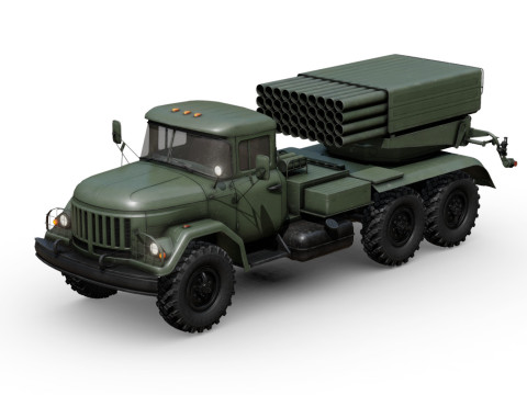 BM-21 Grad 3D Model