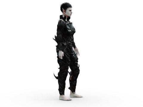 Elf Black 3D 模型