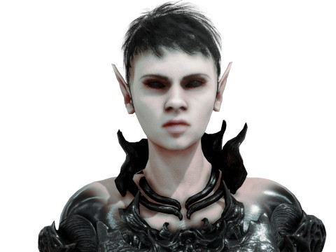Elf Black 3D 模型