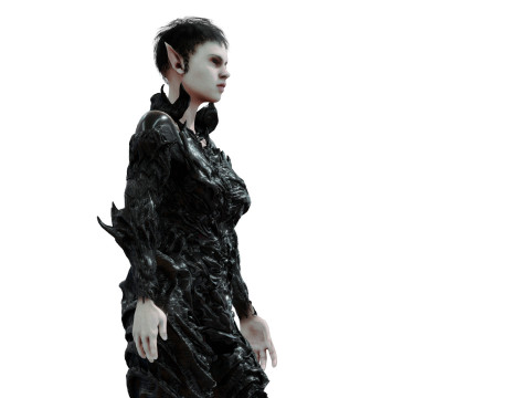Elf Black 3D 模型