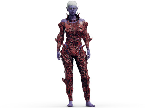 Elf Dark 3D Model
