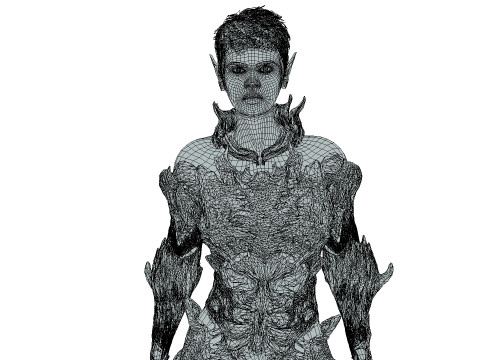 Elf Dark Modello 3D