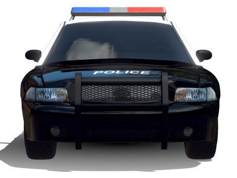 Police Car Modèle 3D
