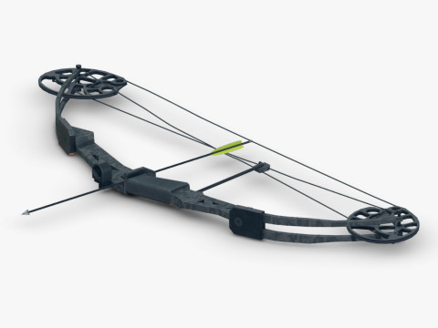 Compound Bow 3D Model