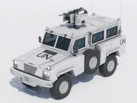 UN MRAP RG-31 Nyala 3D Model