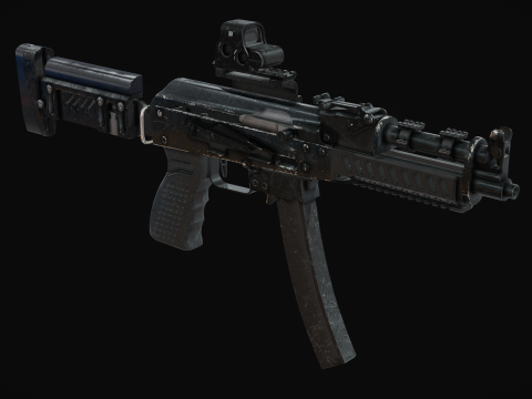 PP-19-01 Vityaz Modello 3D