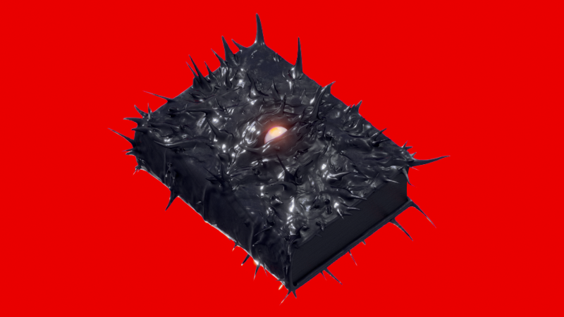 Necronomicon Modelo 3D .c4d .max .obj .3ds .fbx .stl .blend