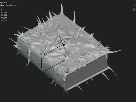 Necronomicon Modelo 3D
