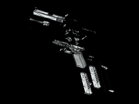 G17 9mm Pistol Schematics Modèle 3D