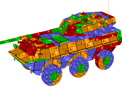 PLA PTL02 Wheeled Tank Destroyer 3D Model