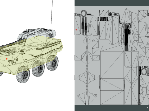 PLA PTL02 Wheeled Tank Destroyer 3D Model