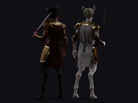 Faun Warriors 3D मॉडल