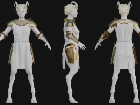 Faun Warriors 3D मॉडल