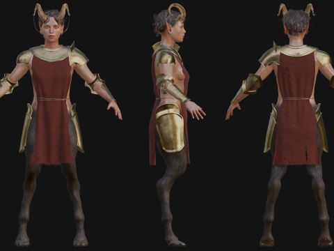 Faun Warriors 3D मॉडल