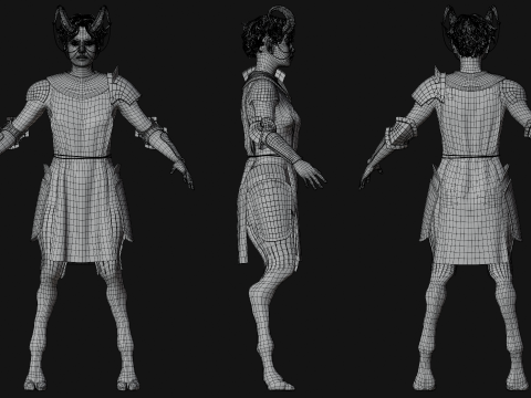 Faun Warriors 3D मॉडल