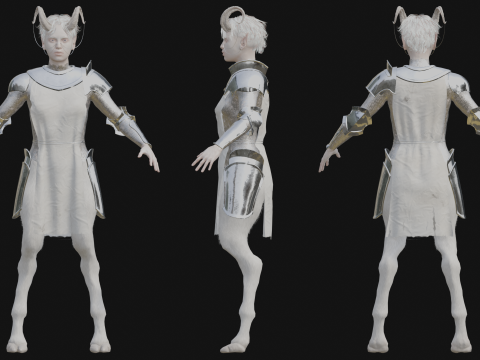 Faun Warrior Model 3D