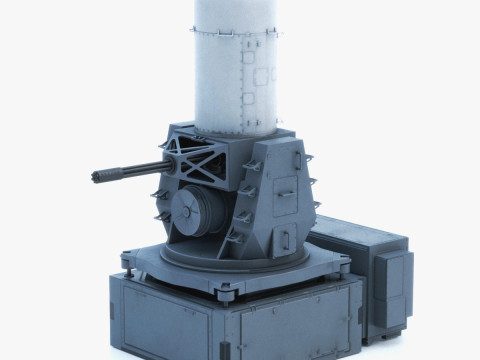 Close-in weapon system CIWS Modelo 3D