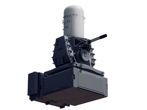 Close-in weapon system CIWS Modelo 3D