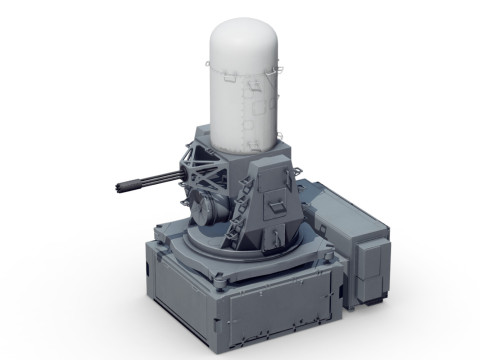 Close-in weapon system CIWS Modelo 3D