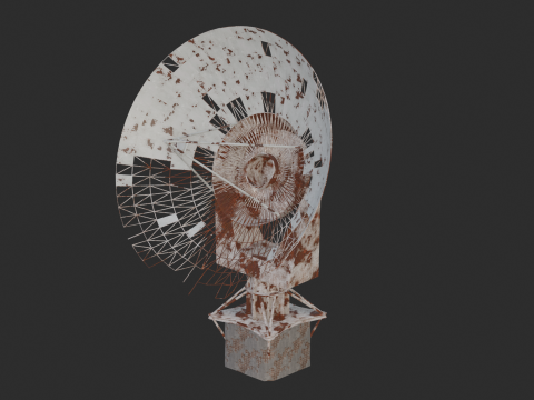 Satellite Dish 3Dモデル
