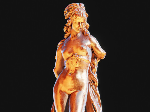 Venus Fountain Desert 3D Model