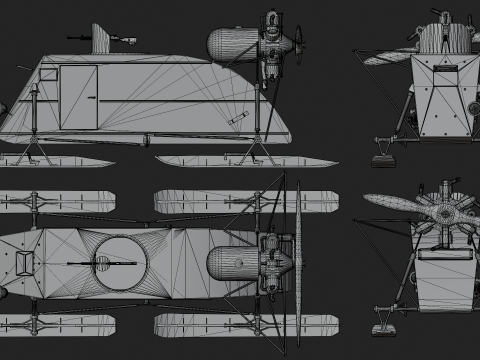 NKL-26 Soviet Aerosan Model 3D