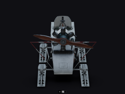 NKL-26 Soviet Aerosan Model 3D