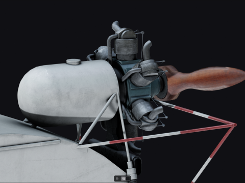 NKL-26 Soviet Aerosan Model 3D