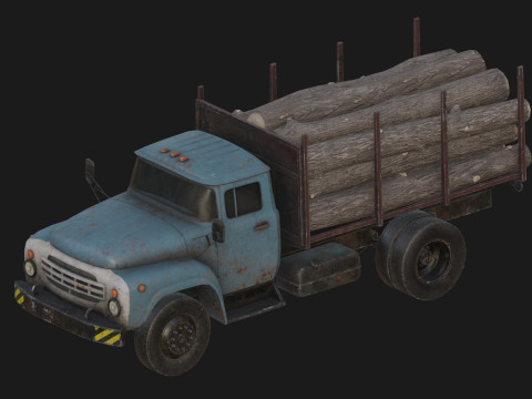 Pacchetto camion sovietici Modello 3D