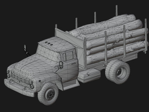 Pacchetto camion sovietici Modello 3D
