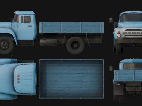 Pacchetto camion sovietici Modello 3D