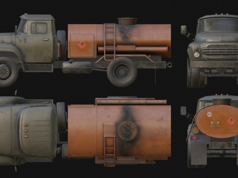 Pacchetto camion sovietici Modello 3D