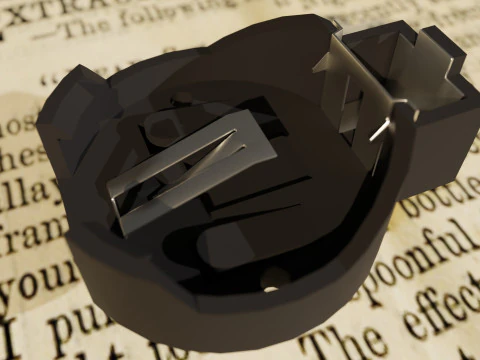 Pe&ccedil;as de placa-m&atilde;e de computador Modelo 3D